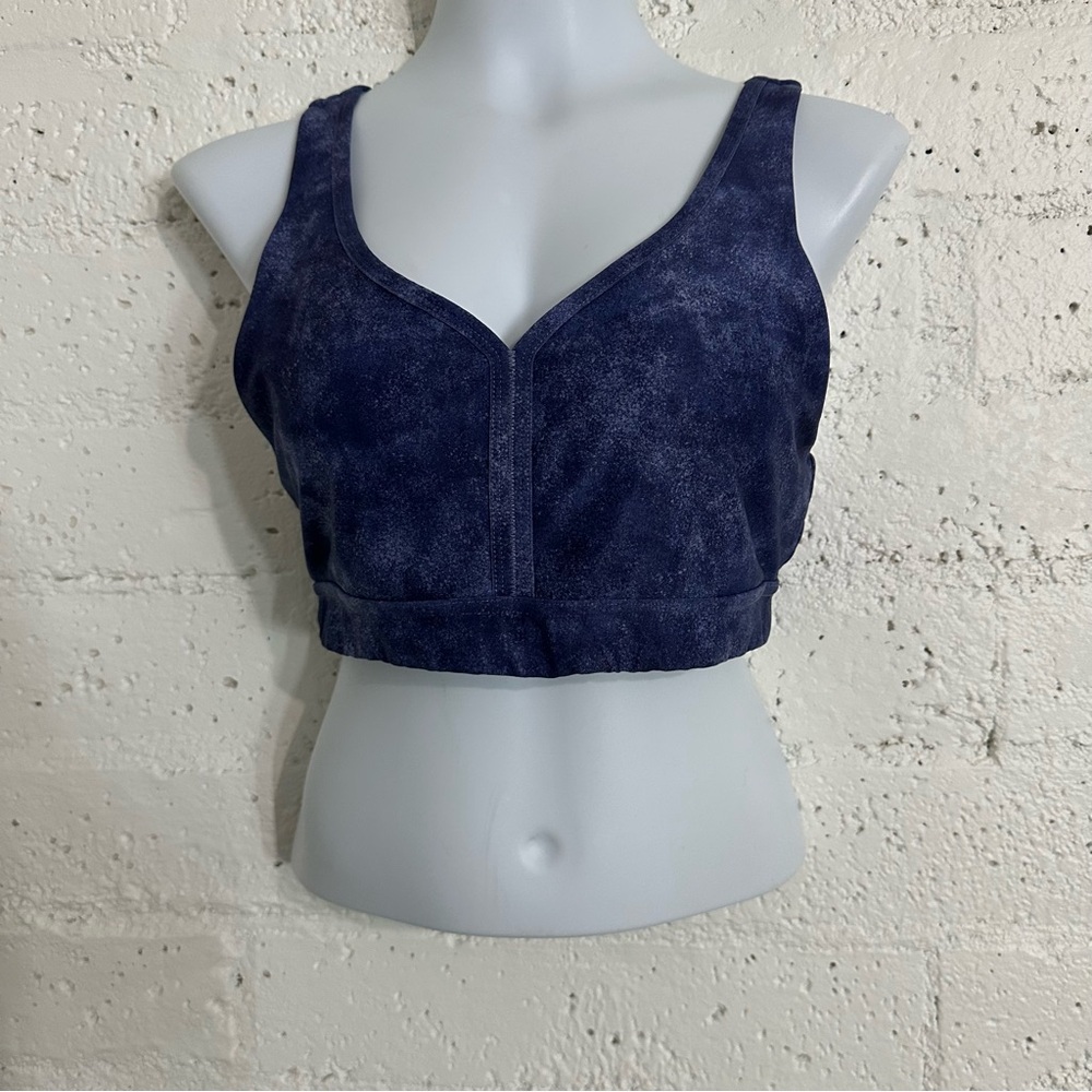 Moret Ultra Womens Sports Bra L Blue Workout Gym Full Coverage AG11lk,gl go gogo